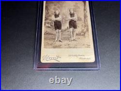 Rare PT BARNUM CDV WAINO and PLUTANOR The Wild Men of Borneo Sideshow Ephemera