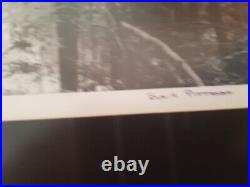 Rare Photograph Signed By Photographer Blair Pittman