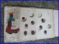 Rare Pick The Pickaninny Puzzle Post Card 1907 Black Americana Game Aunt Jemima