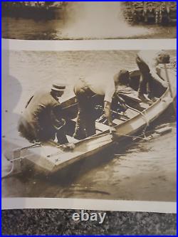 Rare Press Photos Matawn Shark Attack 1916 Creek Americana Jaws Inspiration