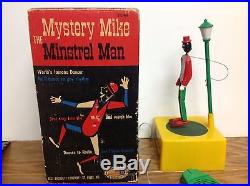 Rare Vintage Black Americana Mystery Mike The Minstrel Man Toy Bell Products