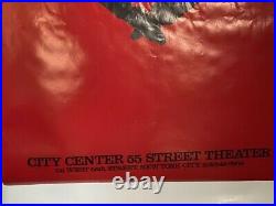 Rare Vintage Original 1984 Alvin Ailey American Dance Theatre Red Poster 25 X 38