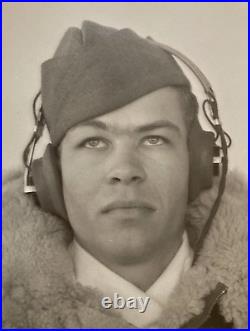 Rare! Ww2 Us Army Air Forces African American (bomber) Radioman Photograph