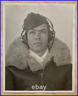 Rare! Ww2 Us Army Air Forces African American (bomber) Radioman Photograph