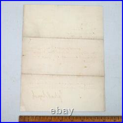 Rare1892 Letter Signed Former Slave John R. Lynch Early Black US Congressmen