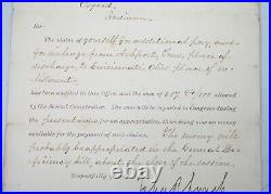 Rare1892 Letter Signed Former Slave John R. Lynch Early Black US Congressmen