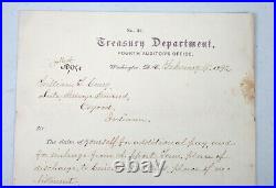 Rare1892 Letter Signed Former Slave John R. Lynch Early Black US Congressmen