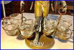 Reduced! Rare Vintage African American Black Collectible Figurine Keg/glasses