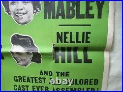 Revue Poster 1940s Greatest All-Colored cast. Moms Mabley ++++