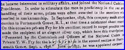 Rhode Island 14th Regiment Heavy Artillery Colored Gorham Union Civil War Goblet