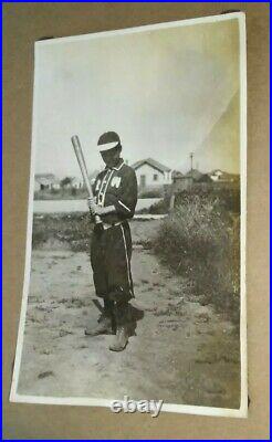 Rppc Minor League Baseball Player Black Americana Post Card 1934