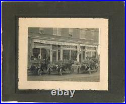 S15, 528-12, 1910s, Cabinet Card, 3 Ford Model T's withPassengers in N. Battleford