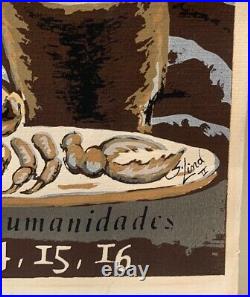 SAMUEL LIND'79 Puerto Rico African American Heritage'Las Enramadas' Silkscreen