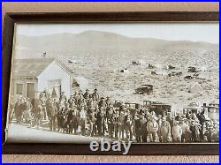 SCARCE Vintage 1927 Panoramic Photo of Weepah, Nevada -Gold Rush First Auto Camp