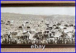 SCARCE Vintage 1927 Panoramic Photo of Weepah, Nevada -Gold Rush First Auto Camp