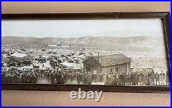 SCARCE Vintage 1927 Panoramic Photo of Weepah, Nevada -Gold Rush First Auto Camp