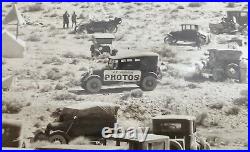 SCARCE Vintage 1927 Panoramic Photo of Weepah, Nevada -Gold Rush First Auto Camp