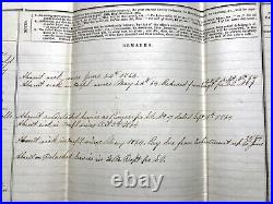 STUNNING Black Soldiers Civil War USCT Union Army Document