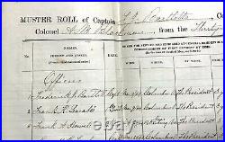 STUNNING Black Soldiers Civil War USCT Union Army Document