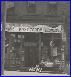 SUPER Photo Store w Postcards Sign Mckechnie Bank Street Canandaigua NY 1910