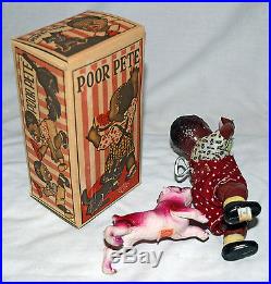 SUPERB Boxed POOR PETE Perwar Japanese Black America Toy WORLDWIDE SHIPPING