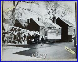 Sandor Demlinger Historical Large Black Americana Photograph Hanging Clothes