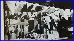 Sandor Demlinger Historical Large Black Americana Photograph Hanging Clothes