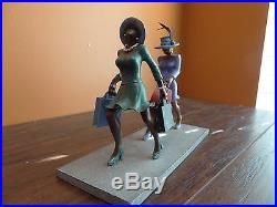 Sass N Class Annie Lee Power Shopping Ebony Black Women Friends Figurine Statue