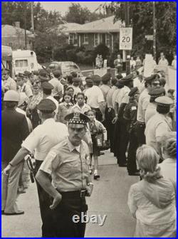 School Desegregation Protests 1977, Black History Chicago, Original Type 1 Photo