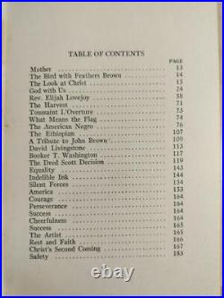 Seamless John Brown Ruth Virginia Claxton Black Americana 1933 Only Known Copy