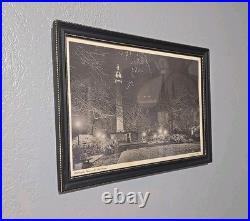 Signed A. Aubrey Bodine Photograph, Framed, 19x13, Washington Monument
