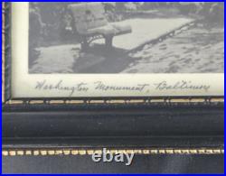 Signed A. Aubrey Bodine Photograph, Framed, 19x13, Washington Monument