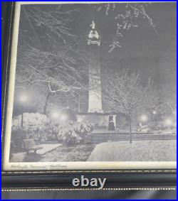 Signed A. Aubrey Bodine Photograph, Framed, 19x13, Washington Monument