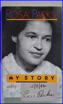Signed Rosa Parks My Story Biography 1992 First Edition Hardcover Haskins Vg