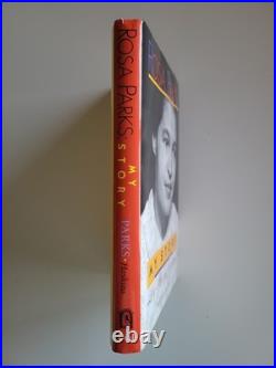 Signed Rosa Parks My Story Biography 1992 First Edition Hardcover Haskins Vg