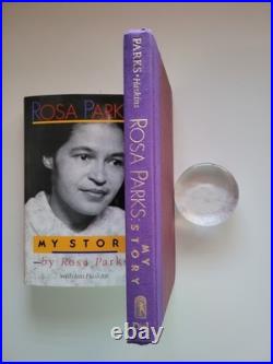 Signed Rosa Parks My Story Biography 1992 First Edition Hardcover Haskins Vg