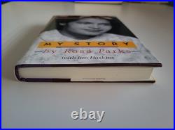 Signed Rosa Parks My Story Biography 1992 First Edition Hardcover Haskins Vg