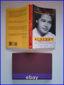 Signed Rosa Parks My Story Biography 1992 First Edition Hardcover Haskins Vg