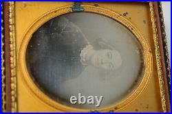 Sixth 1/6 Plate Daguerreotype Dag Named Portrait Painting Asenath Nichols Turner