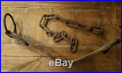 Slave collar chain leather black americana vulgar