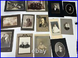 Snapshot Studio Photograph Cabinet Card RPPC 1920s 30s 40s Brannan Villisca IA