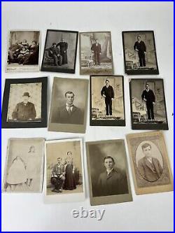 Snapshot Studio Photograph Cabinet Card RPPC 1920s 30s 40s Brannan Villisca IA