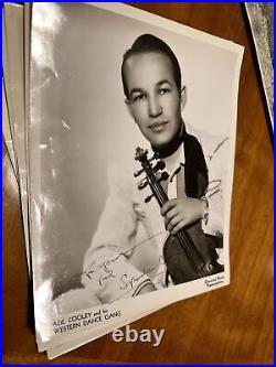 Spade Cooley Extremely Old Vintage SIGNED 8/10 B/W Photo 40s? Authentic RARE