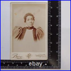 Stoic African American Women, Antique Cabinet Card by Price, Wash. D. C. 1880's