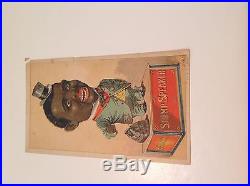 Striking Ethnic-Themed Victorian Trade Card Advertising A Mechanical Bank