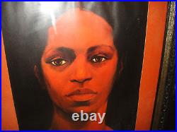 Stunning Portrait Painting Print Confident Black Woman Black Americana
