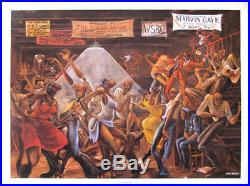 Sugar Shack Lithograph by Ernie Barnes 24inch by 34inch Authentic Lithograph