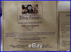 THOMAS BLACKSHEAR EBONY VISIONS THE GUARDIAN with Cert. Of Authenticity