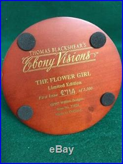 THOMAS BLACKSHEAR Ebony Visions 1st Issue SIGNED FLOWER GIRL NEW IN BOX