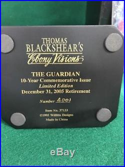 THOMAS BLACKSHEAR Ebony Visions THE GUARDIAN NEW IN BOX 10yr Commemorative